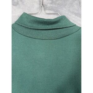 Vintage Separate Issue Forest Green Mock Neck Sweatshirt Womens Large Retro